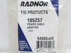 Radnor 105Z57; Brass Power Cable Adapter 64005406