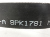 Bando 8PK1781; Serpentine Belt; Industry Number 700K8