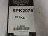 Bando 5PK2075; Serpentine Belt; Industry Number 817K5
