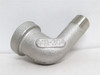 Industry-Std 1LTV3; Lot-4 Street Elbows 90Deg; SS-304; 1/8NPT