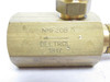 Deltrol NMF20BK; Inline Brass Needle Valve 1/4NPT; 2000PSI
