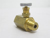 Deltrol NMF20BK; Inline Brass Needle Valve 1/4NPT; 2000PSI