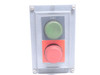 Allen-Bradley 800H-2HA4R; Push Button Station; 30mm; Green/Red