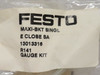 Festo MAXI-BKT SINGL; Pressure Gauge Kit; 13013316