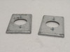 Oz FS-I-LRCS; Lot-2; Galvanized Cover Plate; 1-Gang; 1-5/8"ID