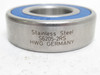 Baader S6205-2RSHWG; Food Grade Ball Bearing 25mmID x 52mmOD