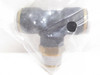 Festo QBT-3/8-1/2-U; Air Tee Fitting 533320 1/2" PTC x 3/8NPT