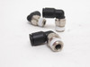 Legris 3109 56 11; Lot-3 Elbows 90Deg; 1/4"PTC x 1/8NPT