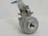 FNW FNW220AB; Ball Valve Latch Lock Lever; SS; 1/4 FNPT