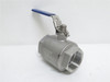 MFG- VBS02-200; Inline Ball Valve; SS; 2NPT; 1000WOG