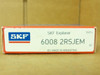 SKF 6008 2RSJEM; Radial Deep Groove Bearing; 40mmID x 68mmOD