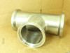 VNE JB#861015; Socket Weld Sanitary Tee; 4"ID; T316L