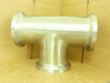 VNE JB#861015; Socket Weld Sanitary Tee; 4"ID; T316L