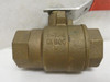 Nibco T5857066 1-1/4; Inline Ball Valve; Bronze; 1-1/4FNPT
