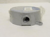 T&B TR11-4; Steel City Weatherproof Round Outlet Box; 4"