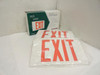 Exitronix CLI-EXXVEXUBPWBWH; LED Exit Sign;120/277VAC