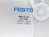 Festo ADN-32-25-A-P-A-R3; Air Cylinder 536267 32ID x 25mm Stk