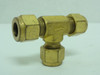 Swagelok B-600-3; Compression Union Tee; Brass; 3/8" Tube