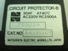Matsushita BA121209; Circuit Protector; 2A; 220VAC