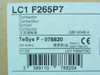 Schneider LC1F265P7; Contactor 265A 3P 440VAC Coil: 230VAC