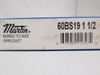 Martin 60BS19 1-1/2; Sprocket # 60; 19Teeth; 1-1/2"ID