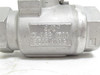 Warren 1WMY1; Ball Valve; SS; 3/8FNPT; Class: 1500WOG