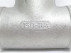 Industry-Std 1LUA3; Pipe Tee Fitting SS-304; 1-1/4NPT; 150PSI