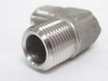 Parker 10 CTX-SS; Hydraulic 90 Deg Elbow SS; 5/8 JIC x 1/2 NPT
