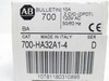 Allen-Bradley 700-HA32A1-4; Relay 250V 10A; Coil 120VAC; 2PDT