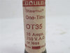 Gould OT35; One-Time Fuse; 35A; 250VAC