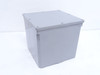 Carlon E989SSX; Grey PVC Junction Box; 8" x 8" 7"