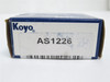 Koyo AS1226; Lot-10; Needle Roller Thrust Washers; 12mmID
