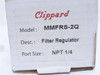 Clippard MMFRS-2Q; Stacking Filter-Regulator 1/4NPT; 7-125PSI