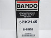 Bando 5PK2145; Serpentine Belt 845K5; 84-1/2" Long; 0.70" W
