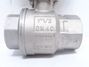 Valbia 82DA1310; Actuated Ball Valve; SS; 1-1/2NPT; 116PSI