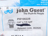 John Guest  PI-010822-S; Lot-18; Adapters; 1/4"PTC x 1/4NPT