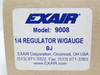 Exair 9008; Pressure Regulator W/Gauge; 1/4NPT; 0-160PSI
