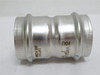 Viega 85292; Coupling W/Stop; SS-304; 2" x 2" Press Fit