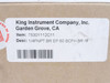 King Instrument 75301112C11; Acrylic Tube Flowmeter; 1/4NPT