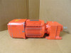 SEW R27DRN90S4/BE2HR; AC Motor-Gearbox; 18:1 Ratio; 1-1/2HP