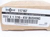 Dodge 2012x1-7/16-KW; Taper Lock Bushing 117167; 1-7/16"ID