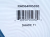 Radnor 64005030; Shade 11 Glass Filter Lens