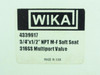 WIKA 4339917; Multiport Valve 3/4"X1/2" NPT M-F Soft Seat