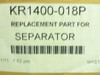 Keltec Technolab KR1400-018P; Seperator Filter