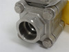 Warren CF8M-3/4; Ball Valve; 3-Piece; 3/4" Weld & Threaded; SS