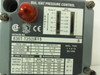 Allen-Bradley 836T-T252JX15; Pressure Control Switch; 24VDC