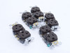 Leviton CR20; Lot-5 Duplex Receptacle 20A; 125VAC; 2P; 3-Wire