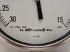 Trerice 52-2852; Surface Mount Vacuum Gauge -30 to 15Psi