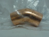 Nibco U606 1/2; Lot-3; Wrot Copper Elbow; 45Deg; Size: 1/2"