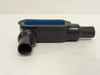 T&B LR17-B-1; Ocal-Blue Conduit 90Deg; Size: 1/2" NO Cover